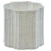 Cesto BLOOMY blanco de cuerda 38cm