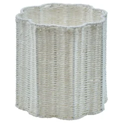 Cesto BLOOMY blanco de cuerda 31cm