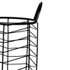 Cesto con asa negro de metal 35cm