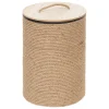 Cesto con tapa beige 43x30cm