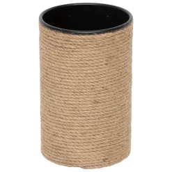 Cesto con tapa beige 43x30cm
