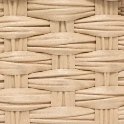 Cesto de almacenaje beige 10x22.5x16cm