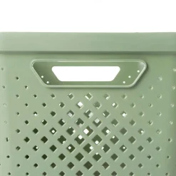 Cesto de almacenaje PIXEL verde 16l