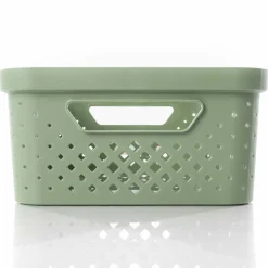 Cesto de almacenaje PIXEL verde 11l