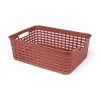 Cesto de almacenaje rosa