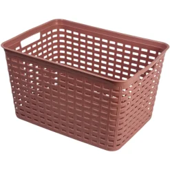 Cesto de almacenaje rosa