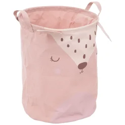 Cesto De Almacenaje Rosa Con Asas 32Cm