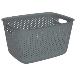 Cesto De Almacenaje Tila Gris 17L