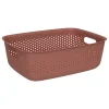 Cesto de almacenaje TILA terracota 10l