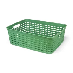 Cesto de almacenaje verde