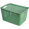 Cesto de almacenaje verde