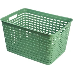 Cesto de almacenaje verde