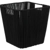 Cesto de almacenaje wc negro