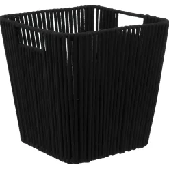 Cesto de almacenaje wc negro
