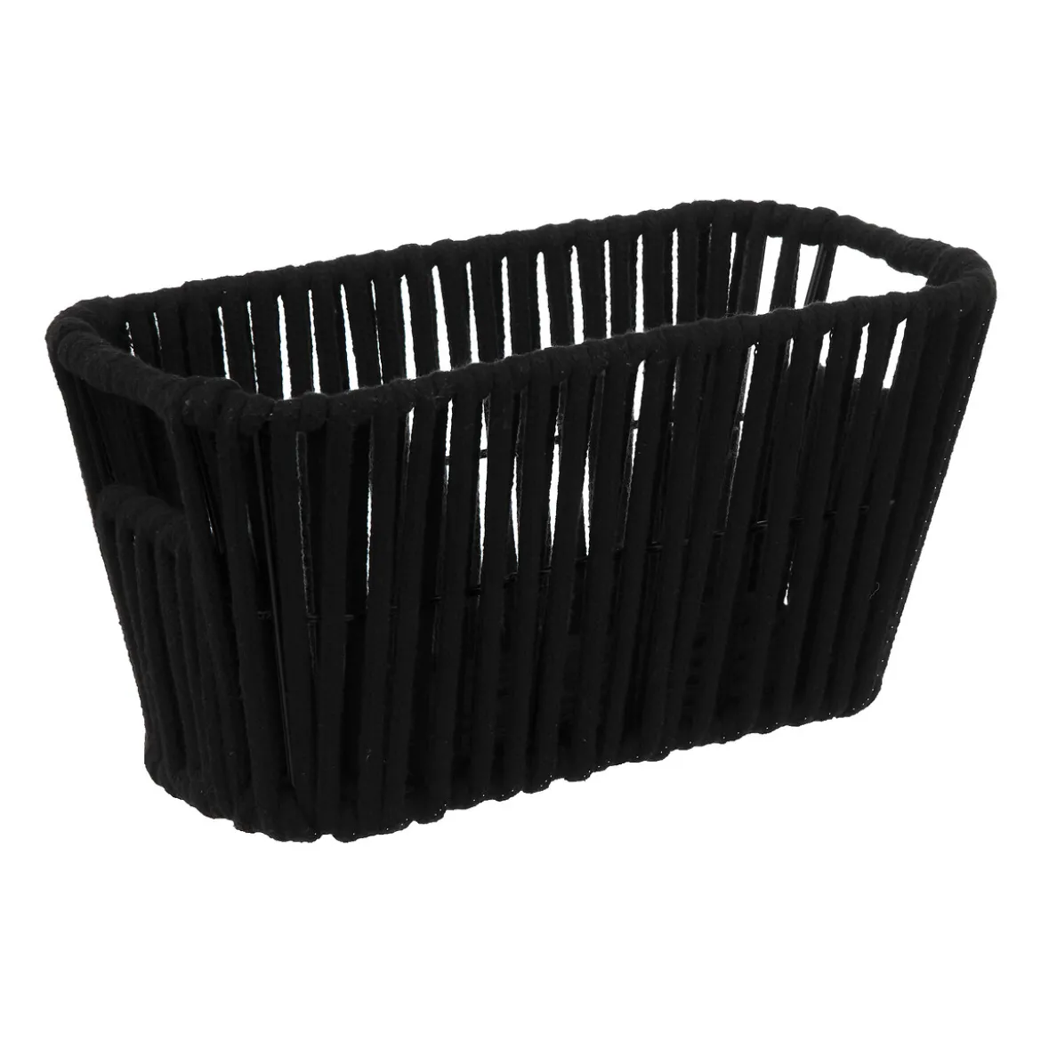 Cesto de almacenaje wc negro