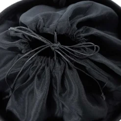 Cesto de baño negro y natural 45cm