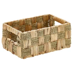 Cesto decorativo NADI de mimbre 15x18cm