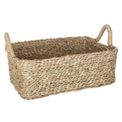Cesto decorativo seagrass natural
