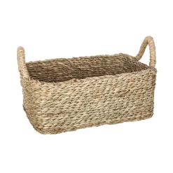 Cesto decorativo seagrass natural