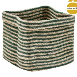 Cesto decorativo TITO 30cm multicolor de yute