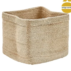 Cesto decorativo TITO 30cm multicolor de yute