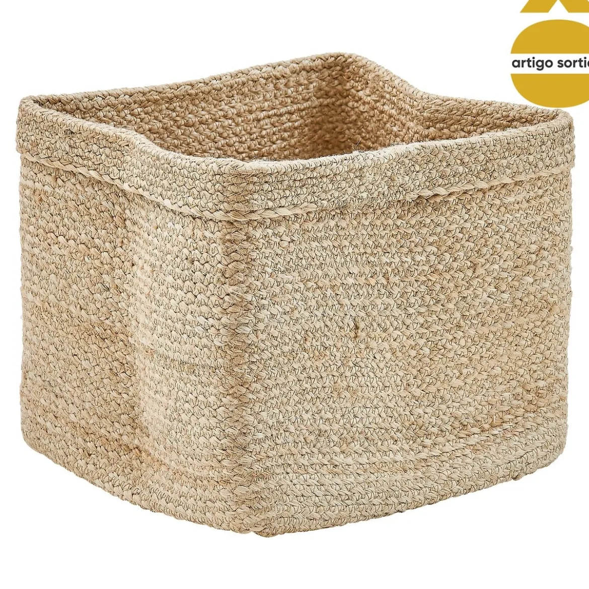 Cesto decorativo TITO 30cm multicolor de yute