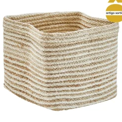 Cesto decorativo TITO 30cm multicolor de yute