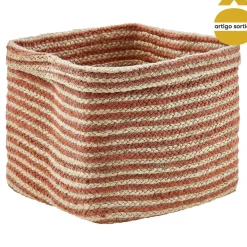 Cesto decorativo TITO 30cm multicolor de yute