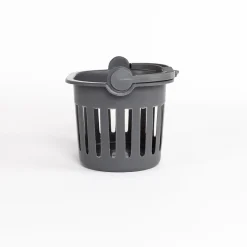 Cesto de pinzas gris