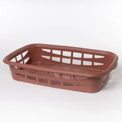 Cesto de ropa bajo de terracota 25L
