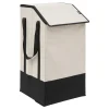 Cesto de ropa beige 45L