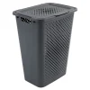 Cesto De Ropa Con Tapa Gris 50L