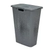 Cesto De Ropa C/Tapa Gris 40L