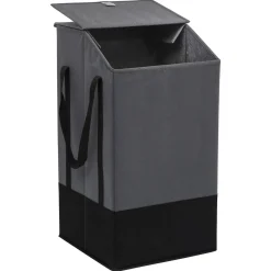 Cesto de ropa gris 45L
