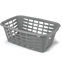 Cesto De Ropa Gris 40L