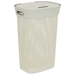 Cesto De Ropa Purl Beige 60L
