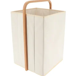 Cesto de ropa wc beige 42L