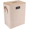 Cesto de ropa wc beige 35x25x47cm