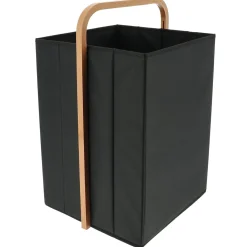 Cesto de ropa wc negro 42L