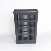 Cesto para colada con tapa gris 40L