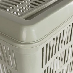 Cesto para colada con tapa verde 40L