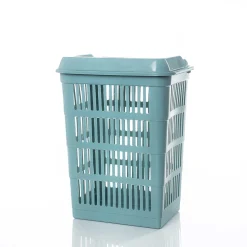 Cesto para colada wc azul SAND con tapa
