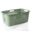 Cesto para ropa PIXEL verde 40l
