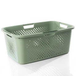 Cesto para ropa PIXEL verde 40l