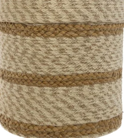 Cesto Redondo Yute 23x22.5Cm