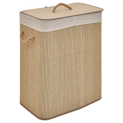 Cesto ropa wc STEMPY marrón 100L