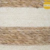 Cesto Seagrass Blanco Natural 24x24Cm