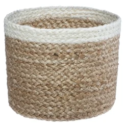 Cesto Seagrass De Yute Tam.3/3 18x14Cm