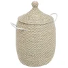 Cesto SOLEYA de paja 58x39x39cm