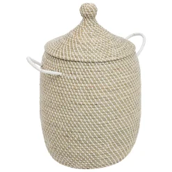 Cesto SOLEYA de paja 58x39x39cm